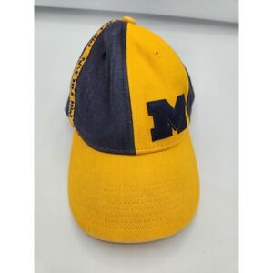 Michigan Wolverines VTG‎ Starter Hat Cap NCAA Football Blue Yellow